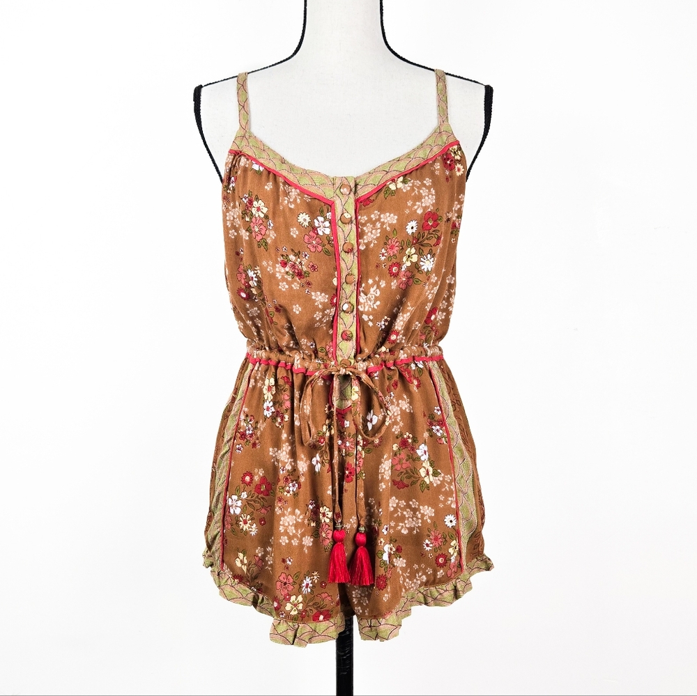 💜🦋LAST🦋 NWT Tulle and Batiste Joanna Playsuit, Terracotta, Size XL